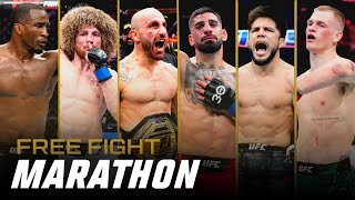 UFC 298 Free Fight Marathon [upl. by Joby306]