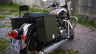 classic 350 PART 4 Best accessories DIY LUGGAGE BOX [upl. by Granniah328]