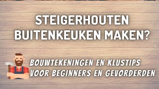 zelf een steigerhouten buitenkeuken maken [upl. by Kylynn271]