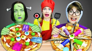 PIZZA DECORATING MUKBANG 음식 챌린지 by Pico Pocky [upl. by Fidela]