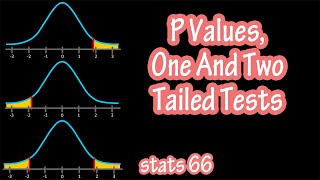 One Tailed And Two Tailed Hypothesis Tests  P Value Hypothesis Testing Explained [upl. by Ogires281]