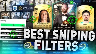 The Best Sniping Filters 24 🤑 MAKE 75K FAST EAFC 24 BEST SNIPING FILTERS TO MAKE COINS FC24 [upl. by Rosenberger]