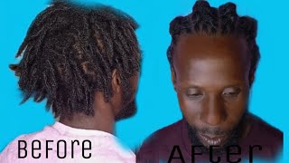 How To Crochet Retwist And Style Short Locs [upl. by Trauts638]