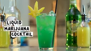 Liquid Marijuana Cocktail  Tipsy Bartender [upl. by Duile]