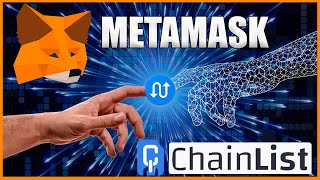 🦊¿CÓMO CONECTARSE A CUALQUIER RED EN METAMASK CON DOS CLICKS CHAIN LIST PASO A PASO metamask [upl. by Marva]