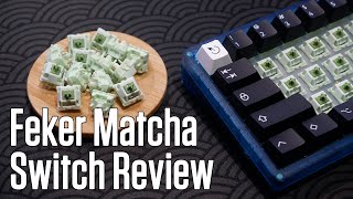 Feker Matcha Linear Switch Review  A Great Thocky Stock Switch [upl. by Kosey367]