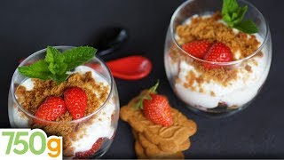 Tiramisu aux fraises et spéculoos  750g [upl. by Gabrielli]