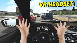 My First Time Using VR in Assetto Corsa [upl. by Phil]