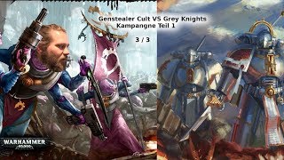 40k Genestealer Cult VS Grey Knight 33 [upl. by Llerdnam455]