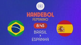 Jogos Olímpicos Chamada do Handebol feminino na TV Globo Brasil X Espanha [upl. by Agnew]