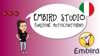 Embird in italiano funzione AUTOCONTORNO [upl. by Able]