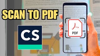 How To Save as a PDF  CamScanner [upl. by Leanard398]