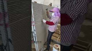 Handmade Chiselled Granite Slab for Feature Wall [upl. by Edi15]