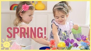 PLAY  3 Spring Activities Preschool amp Toddler [upl. by Llehsad]