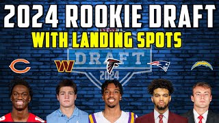 2024 Fantasy Football Rookie Mock Draft  With Ian Cummings from Pro Football Network [upl. by Zined367]