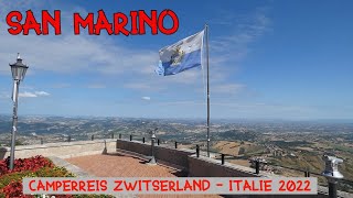 Camperreis Zwitserland  Italië voert ons in deel 5 naar Ravenna Rimini San Marino en Urbino [upl. by Hinch827]