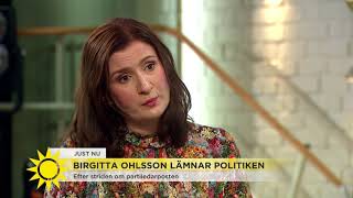 Birgitta Ohlsson om partiledarstriden quotDet har varit tuffa månaderquot  Nyhetsmorgon TV4 [upl. by Gould]