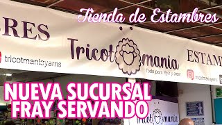 VISITA a NUEVA TIENDA de ESTAMBRES TRICOTMANIA [upl. by Kevan]