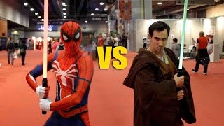 SPIDERMAN vs JEDIS [upl. by Aramoiz]