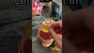 Trying Tostitos Salsa Sauce tostitos salsa chips [upl. by Ahseel57]