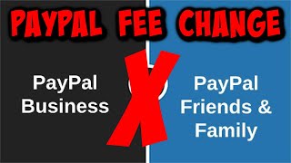 PayPal Changes fees for Business users  Resellers [upl. by Kucik584]