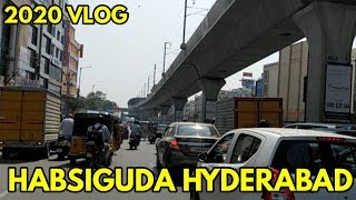 Habsiguda main road view Hyd  Habsiguda HYDERABAD 2020  PrashiModi [upl. by Nroht]