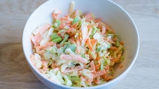 Coleslaw dressing recipe with mayo vinegar and sugar [upl. by Donough840]