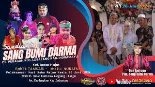 🔴LIVE PAGELARAN SANDIWARA SANG BUMI DARMA  KEL HAJAT BPK HTAMSARI DS ERETAN KULON BLOK KONGSI [upl. by Aryk]