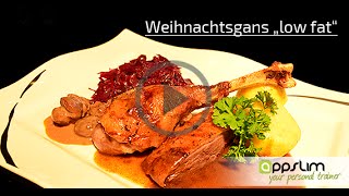 Rezepttipp Weihnachtsgans fettarm genießen [upl. by Allx]