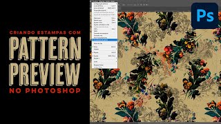 Visualização de Padrão  Rapport de estampa no Photoshop Pattern Preview [upl. by Nnaesor360]