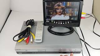 Sony SLVD360P DVD VHS Combo Player VCR Fully Tested w Remote amp Cables Silver Ebay Mercari Video [upl. by Scarito]