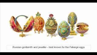 Peter Carl Fabergé Google Doodle [upl. by Esnahc]