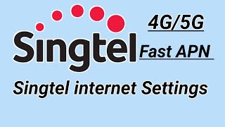 Singtel internet Settings  singtel apn Settings for fast internet Settings [upl. by Anniroc528]