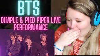 FIRST Reaction to BTS  DIMPLE amp PIED PIPER LIVE PERFORMANCE 🤯😍🔥 [upl. by Hauger632]