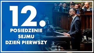 12 posiedzenie Sejmu  dzień pierwszy 22 maja 2024 r [upl. by Tenney]