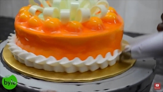 Cake Making  How Pastry Ice Cake is made in a Bakery  Indian Food [upl. by Nohpets]