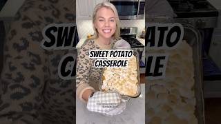 SWEET POTATO CASSEROLE THANKSGIVING sweetpotatocasserole thanksgivingrecipes thanksgivingdinner [upl. by Torrey496]