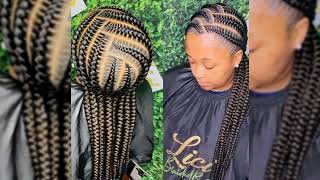 tresse africaine avec mèche [upl. by Akilak]