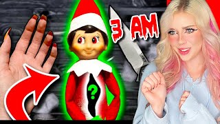 DO NOT CUT OPEN HAUNTED ELF ON THE SHELF DOLL AT 3AMbad idea [upl. by Arob]