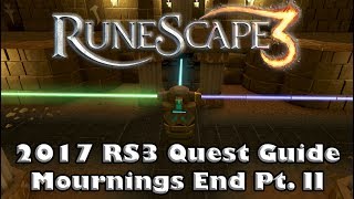 RS3 Quest Guide  Mournings End Part 2  How to Complete the Light Puzzle  2017 [upl. by Le788]