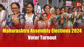 Maharashtra Assembly Elections 2024 Voter Turnout  Maharashtra exit poll [upl. by Nnahoj391]