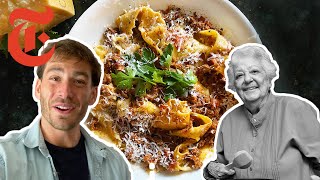 How To Make Marcella Hazans Famous Bolognese Sauce  NYT Cooking [upl. by Iramohs]