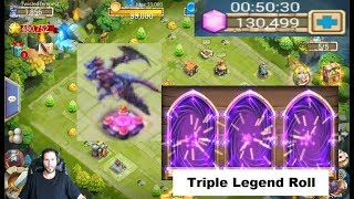 ONE Day Old DEMOGORGON 130000 Gems For Heroes Castle Clash [upl. by Nnywg590]