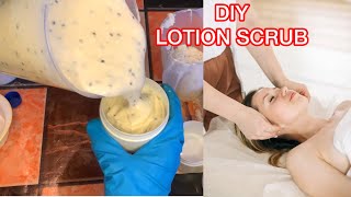 DIY Face amp Body Lotion Scrub [upl. by Kcirtemed]