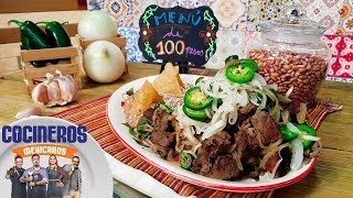 Receta Hígado encebollado  Cocineros Mexicanos [upl. by Ellasal849]