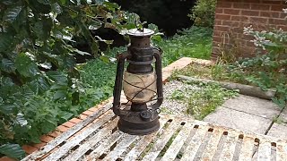 Clean replace wick and fix leak on oil lantern [upl. by Nisbet433]