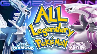 All Legendary Pokémon Locations in Brilliant Diamond amp Shining Pearl Guide amp Walkthrough [upl. by Aivin232]