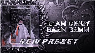 BAM DIGGY BAM BAM SONG NEW ALIGHT MOTION PRESET  ☢️💥 XML IN DESCRIPTION BOX  🫂🌷 [upl. by Annairoc977]