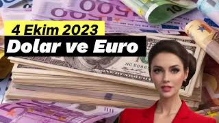 Dolar ve Euro Kuru Bugün Ne Kadar Altın Fiyatları  Döviz Kurları  4 Ekim 2023 [upl. by Gaby]