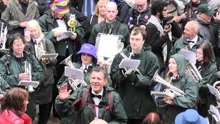 Aycliffe and Brancepeth at the Miners Gala 2024 [upl. by Ahseikan]